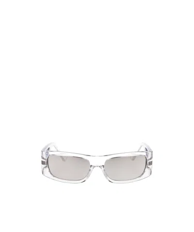 Versace Logo Sunglasses In White