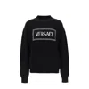 Versace Logo Sweater In Black