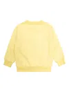 Versace Logo Sweatshirt In Yellow
