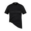 Versace Logo T Shirt In Black