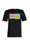 Versace Logo T-shirt In Black