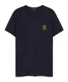 Versace Logo T-shirt In Black