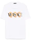 Versace Maxi Chain Logo T-shirt In White