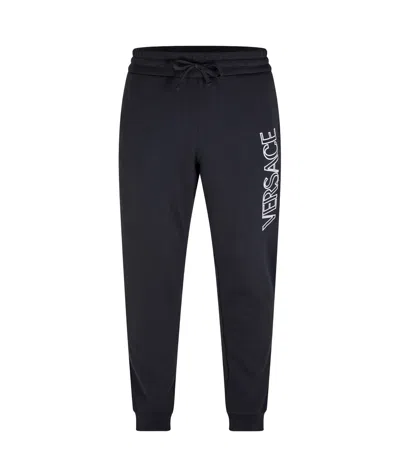 Versace Logo Track Pants In Multi