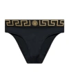 Versace Bikini Bottom With Greek Border Women In Black