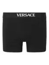 Versace Logo-waistband Boxers In Black