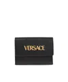Versace Logo Wallet In Black