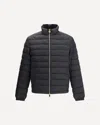 Versace Barocco Jacquard Puffer Jacket In Black