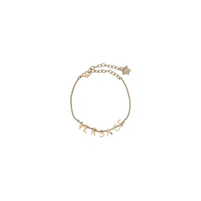 Versace Logoed Women's Bracelet In Gold