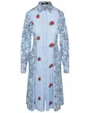 Versace Long Sleeve Collared Dress