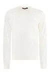 Versace La Greca Semi-sheer Knit Sweater