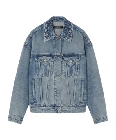 VERSACE BAROCCO DENIM JACKET