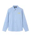 Versace Long Sleeve Shirt In Blue