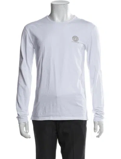 Pre-owned Versace Long Sleeve Shirt In White