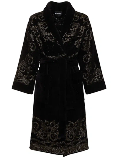 Versace Long-sleeved Bathrobe