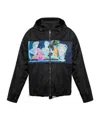 Versace Long-sleeved Casual Jacket In Black