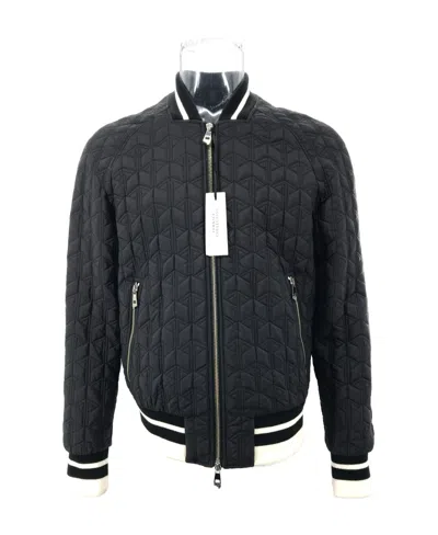 Versace Long-sleeved Casual Jacket In Black