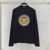 Versace Long-sleeved T-shirt In Black