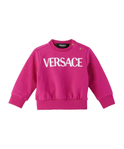 Versace Long-sleeved Tops In Pink