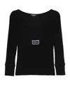 Versace Long-sleeved Underwear In Black