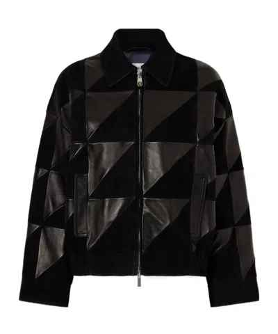 Versace Long-sleeve Casual Jacket In Multi