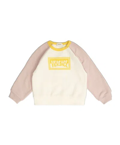 Versace Long-sleeve Sweatshirt In White