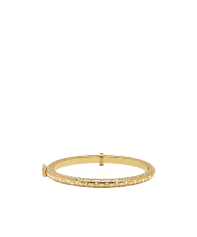 Versace Loop Mesh Bracelet In Gold