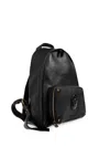 Versace Lou Leather Backpack In Black