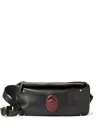 Versace Lou Medium Belt Bag In Black