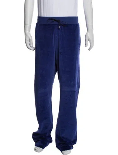 Pre-owned Versace Lounge Bottoms In Blue