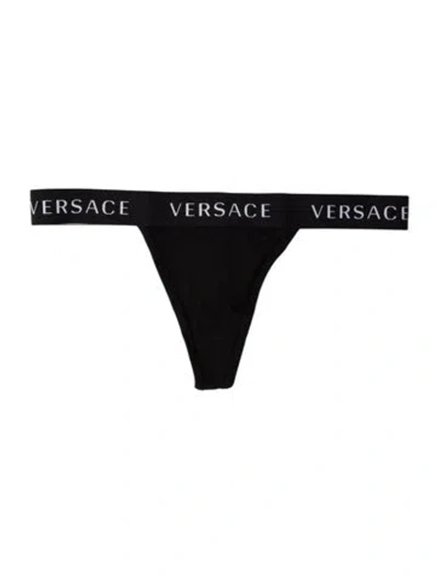 Pre-owned Versace Lounge Set W/ Tags In Black