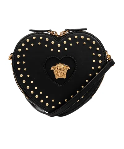 Versace Love Shoulder Bag In Black