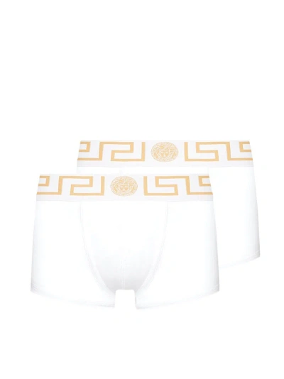 Versace Low Rise Trunk In White