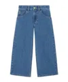 Versace Low-rise Wide-leg Jeans In Blue