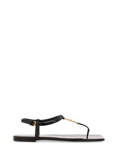 Versace Low Sandal "medusa '95" In Black