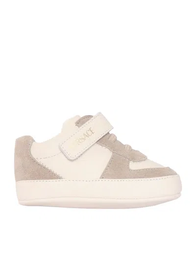 Versace Low Top In Neutral