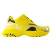 Versace Low Top Sneakers -  - Leather - Yellow In Yellow