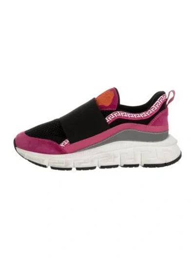 Pre-owned Versace Kids' Low Top Sneakers In Pink