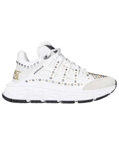 Versace Low-top Sneakers In White