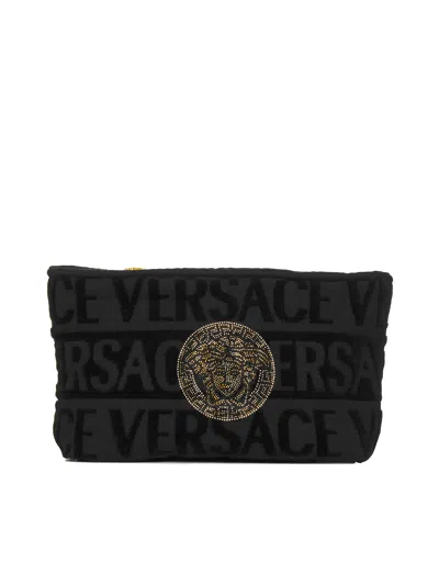 Versace Luggage In Black