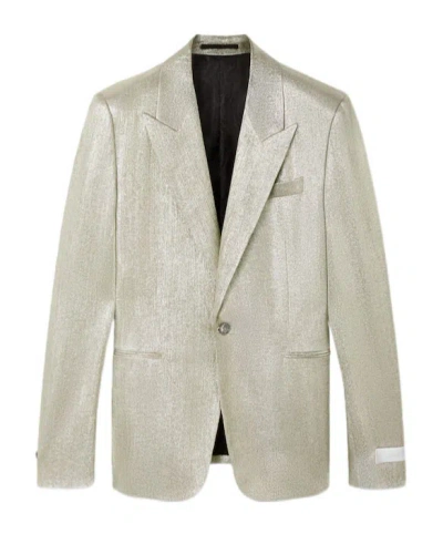 VERSACE VERSACE LUREX THREAD SINGLE-BREASTED BLAZER