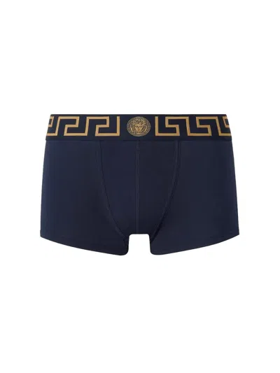 Versace Luxury Boxer Briefs For Men In Blue