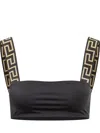 Versace Lycra Bikini Top In Multi