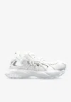 Versace White Sneakers With Panelled Design And Cut-out In White