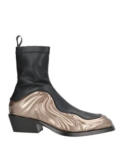 Versace Man Ankle Boots Black Size 11 Synthetisches Material