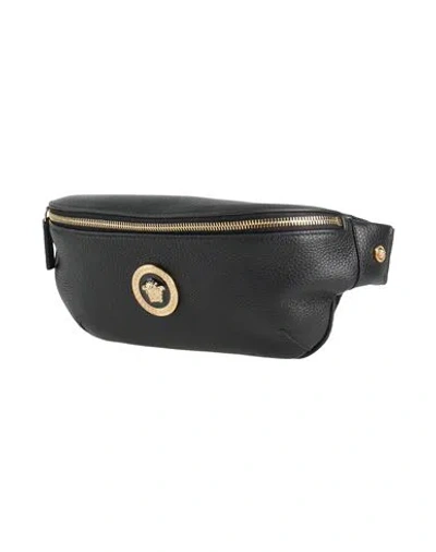Versace Man Belt Bag Black Size - Calfskin