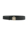 Versace Man Belt Black Size 38 Calfskin