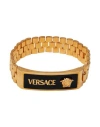 Versace Man Bracelet Gold Size Xl Metal In Gold