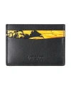 Versace Man Cardholder Black Size - Calfskin