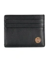 Versace Man Cardholder Black Size - Leather